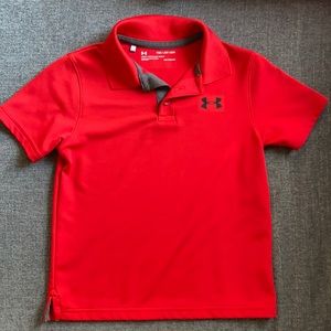 Under Armour Boy’s Red Polo - Size Youth-XS